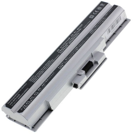 AccuCell Akku passend für Sony VGP-BPS21, VGP-BPS21A 4400mAh Silber