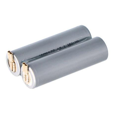 AccuCell Akku für Moser Ermila Genio Plus Genius Akku 1854-0078, 2.4V NiMh