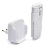 Velamp LED Nachtlicht mit automatischer Notbeleuchtung, Anti-Blackout, praktische Taschenlampenfunktion, mit Bewegungsmelder und PIR-Sensor, horizontale Buchse