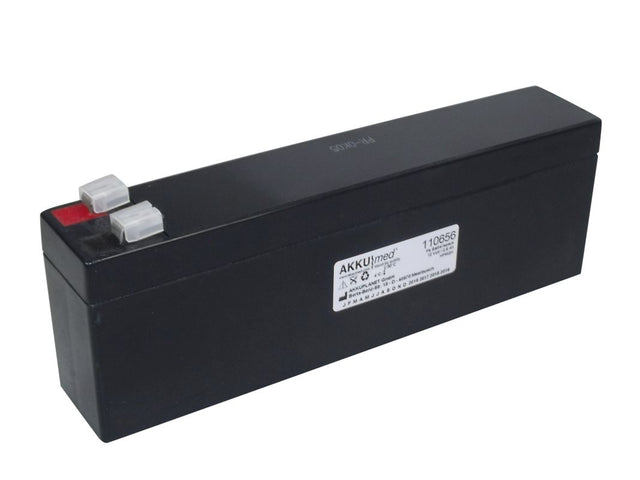 AKKUmed Blei Akku passend für Esaote EKG P8000 Power - 12 V 2600 mAh 178x34x60 mm