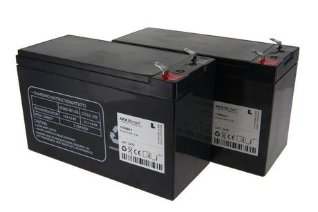 AKKUmed Blei Akkueinsatz passend für Ergolet Lifter Atlas/ Atlas II/ Nestor/ AKS - 12 V 7200 mAh 151x64,5x94 mm