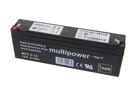 AKKUmed Bleiakku passend für Kirsch Blutkonservenkühlschränke BL520 - 12 V 2200mAh 176x34x60 mm