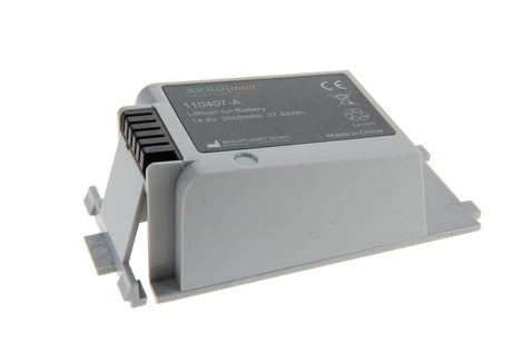 AKKUmed Li ION Akku passend für GE Healthcare für EKG Mac1600 Typ 2032095-001 / 2035701-001 - 14,4 V 2600mAh 145x62x50 mm
