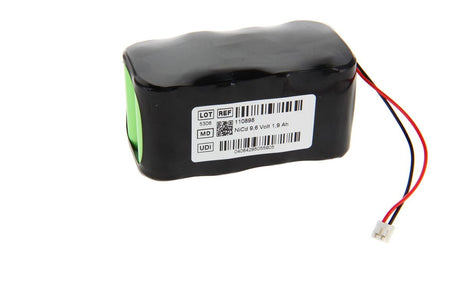 AKKUmed NC Akku passend für Terumo Infusionspumpe 171, 172 - 8N-1200SCK - 9,6 V 1900mAh 92x46x43 mm
