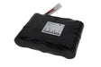 AKKUmed NiMH Akku passend für Genesis Versiegelungsgerät Rapid Seal SE640 - 12 V 5000 mAh 127x27x102 mm