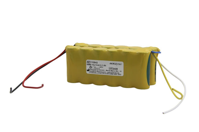 AKKUmed NiMH Akku passend für Progetti Defibrillator Typ RESCUELIFE - 14,4 V 2100 mAh
