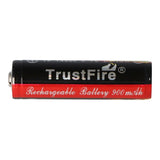 Trustfire 14500 900mAh 3,7V geschützte Li-Ion-Zelle Abmessungen 50,95x14,15mm
