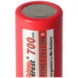 Efest IMR16340 3,7V 700mAh Pluspol flach Li-Mn Akku