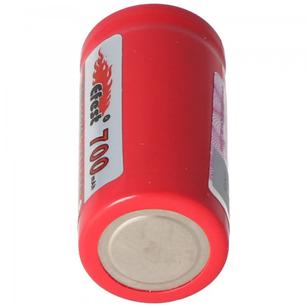 Efest IMR16340 3,7V 700mAh Pluspol flach Li-Mn Akku