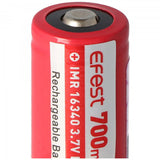Efest IMR 16340 V2 3,7V 700mAh Pluspol erhöht Li-Mn Akku