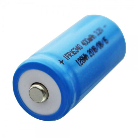 EIZfan IFR 16340 - 400mAh 3,2V LiFePo4 Akku Button Top ungeschützt