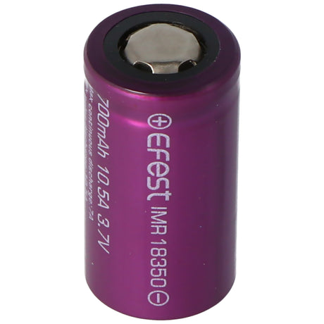 Efest Purple IMR18350 3,7V 700mAh (Pluspol flach) Li-Ion Akku