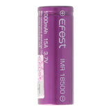 Efest Purple IMR18500 13,7V 1000mAh Pluspol flach ungeschützt Li-Ion Akku