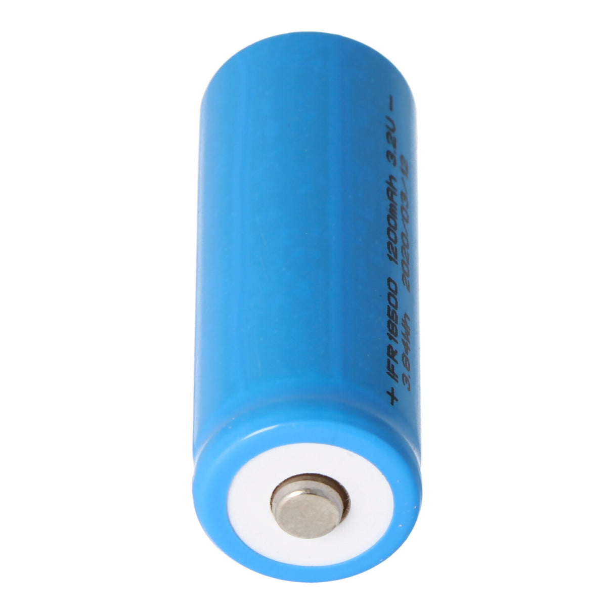 EIZfan IFR 18500 1200mAh 3,2V LiFePo4 Akku Button Top mit Kopf ungeschützt