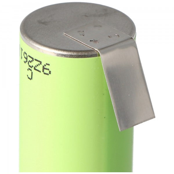 Panasonic NCR18500A 2040mAh 3,6V bis 3,7V mit Lötfahne Z