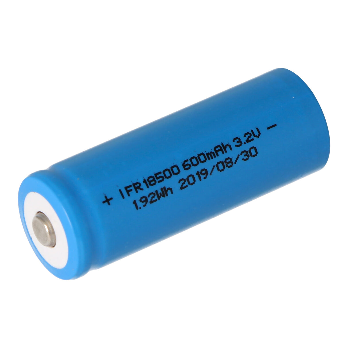 EIZfan IFR 18500 600mAh 3,2V LiFePo4 Akku Button Top ungeschützt