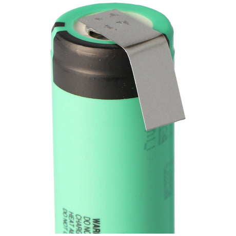 Panasonic NCR18650A 3,6V 3100mAh mit Lötfahne U Form
