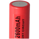Panasonic UR18650NSX 3,6V - 3,7V 2600mAh (Pluspol leicht überstehend)