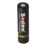 Soshine 18650 3400mAh 3,6V-3,7V Li-Ion Akku PCB geschützt Panasonic Zelle