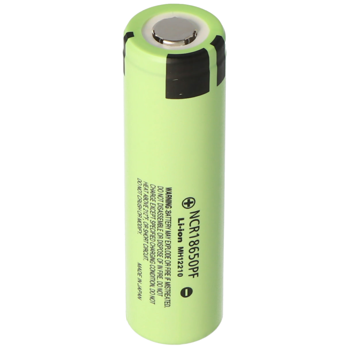 Panasonic NCR18650PF - 2900mAh, 3,6V bis 3,7V Li-Ion-Akku, Ladeschlussspannung max. 4,2V
