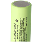 Panasonic NCR18650PF - 2900mAh, 3,6V bis 3,7V Li-Ion-Akku, Ladeschlussspannung max. 4,2V