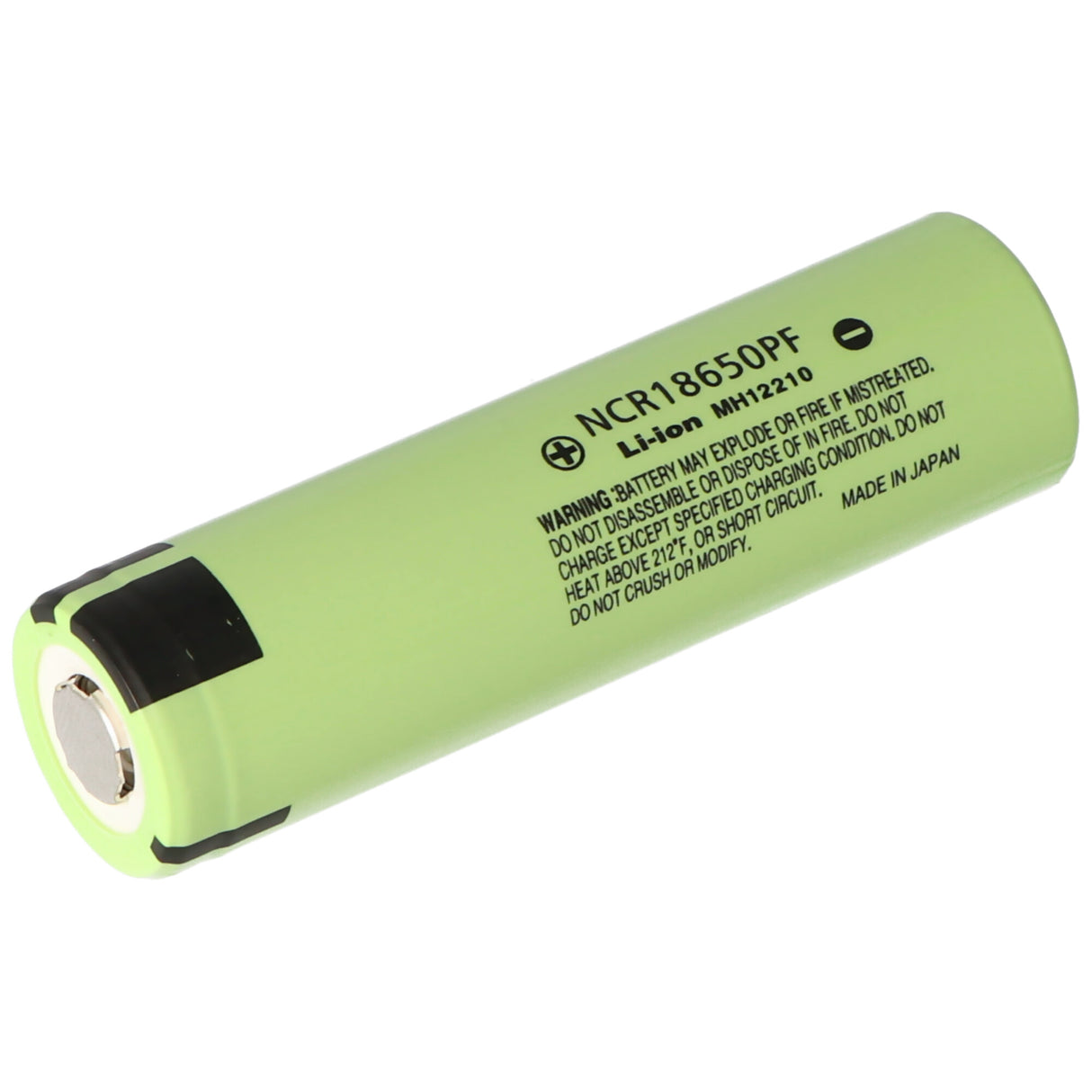 Panasonic NCR18650PF - 2900mAh, 3,6V bis 3,7V Li-Ion-Akku, Ladeschlussspannung max. 4,2V