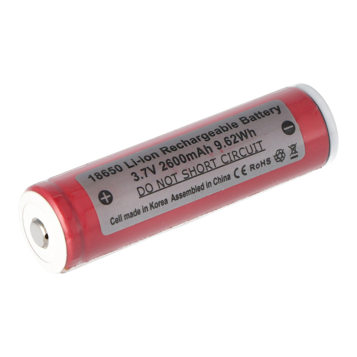 Sanyo UR18650 Li-Ion 3,6V - 3,7V 2600mAh geschützt