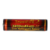 Trustfire 18650 3400mAh 3,6V - 3,7V PCB geschützter Li-Ion-Akku