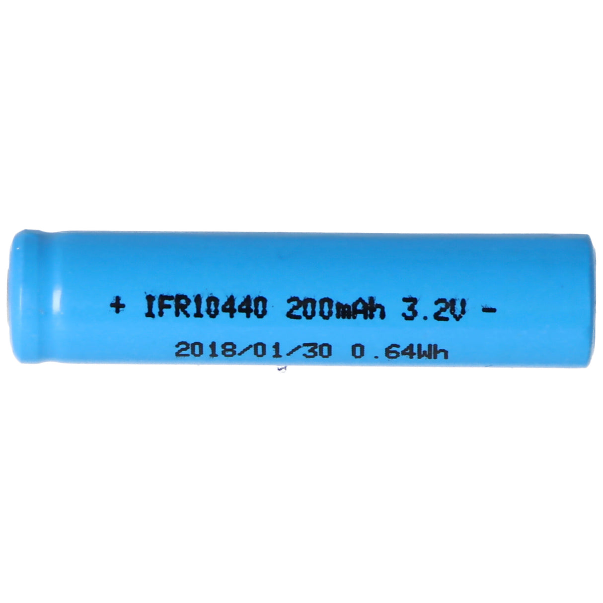 AccuCell IFR 10440 200mAh 3,2V LiFePo4 Akku (Flat Top) ungeschützt