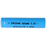 AccuCell IFR 10440 200mAh 3,2V LiFePo4 Akku (Flat Top) ungeschützt