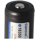 Keeppower 18350 3,7V 1200mAh PCB geschützt Li-Ion Akku
