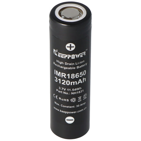 Keeppower IMR18650 3,7V 3120mAh US18650VTC6 Li-Ion Akku