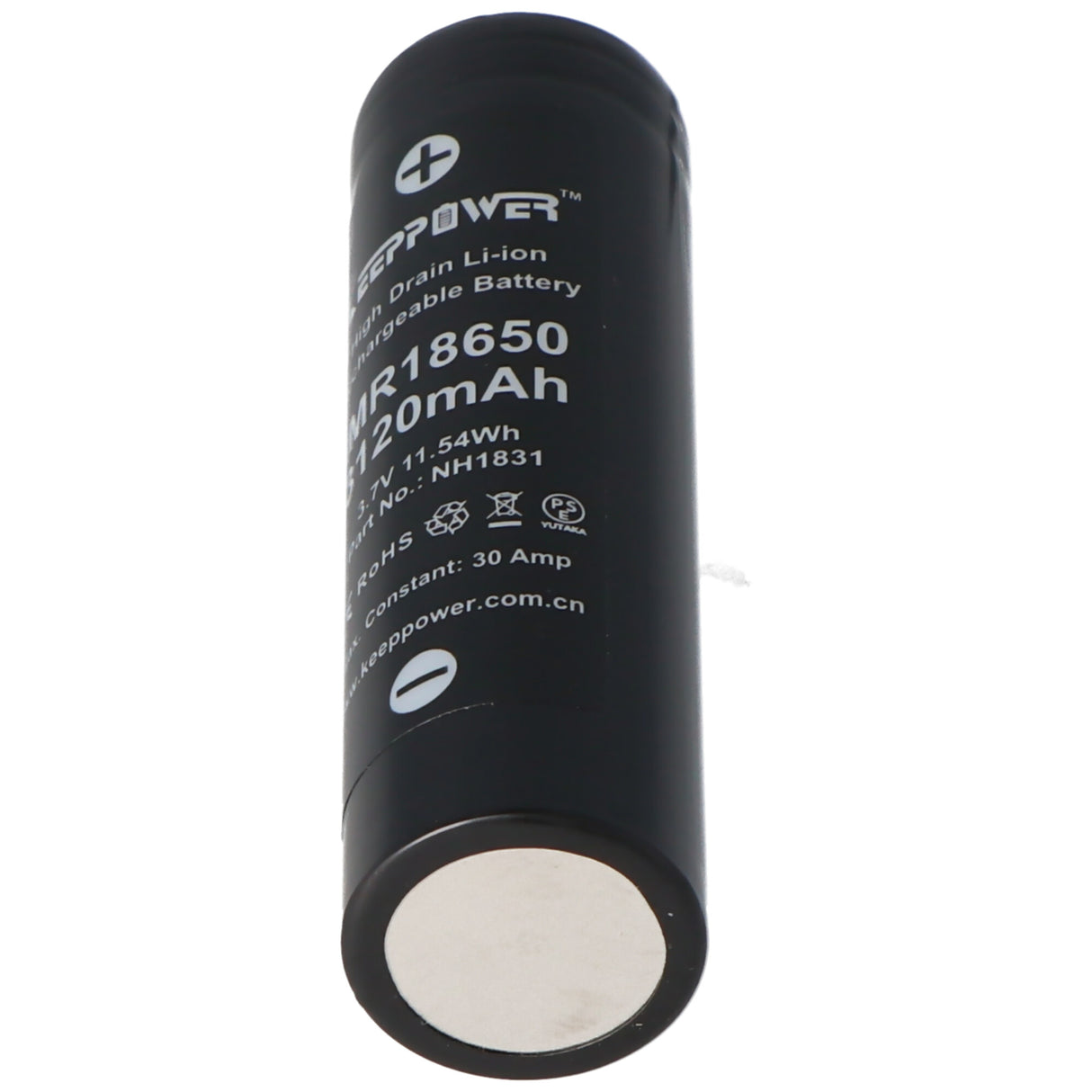 Keeppower IMR18650 3,7V 3120mAh US18650VTC6 Li-Ion Akku
