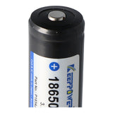 Keeppower 18650 Li-Ion Akku 3400mAh 3,7V geschützt PCB (Button Top)