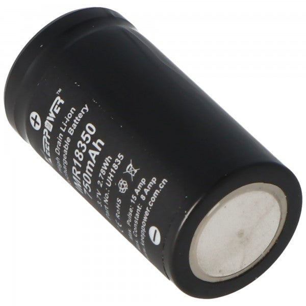 Keeppower IMR18350 3,7V 750mAh Li-Ion Akku