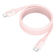 ANSMANN - Magnetisches Silikonkabel USB-C auf USB-C, 120cm, Rose
