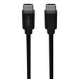 ANSMANN - USB Typ-C zu Typ-C Daten und Ladekabel 200 cm, Schwarz