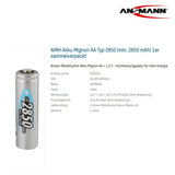 2850mAh