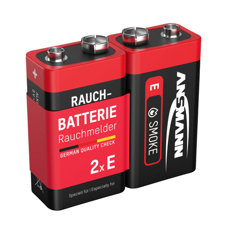 ANSMANN Alkaline Batterie E / 6LR61, 2 Stück