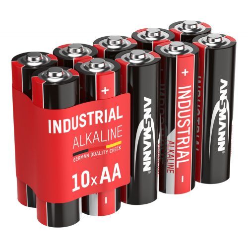ANSMANN Industrial Alkaline-Batterien Mignon AA / LR6 1,5 V – 10er Pack
