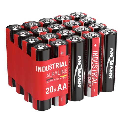 ANSMANN Industrial Alkaline-Batterien Mignon AA / LR6 1,5 V – 20er Pack