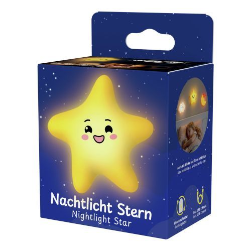ANSMANN Nachtlicht Stern, Gelb