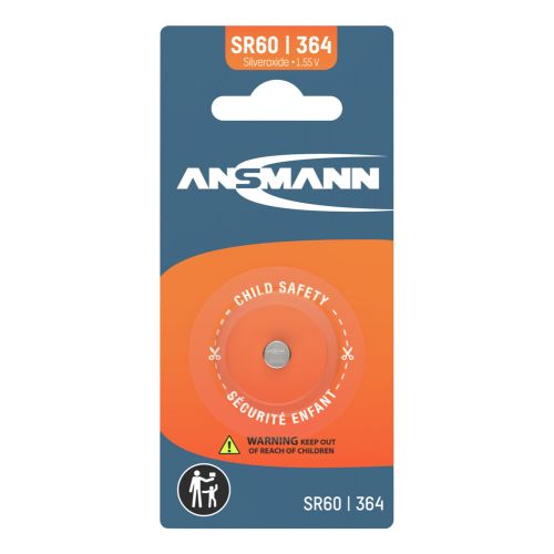 ANSMANN Silberoxid-Batterie SR60 / SR621 / 364 1,55 V