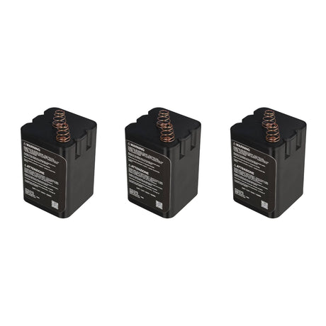 Bundle 3x AVIakku Blockbatterie 4R25 / 45Ah für Warnleuchten