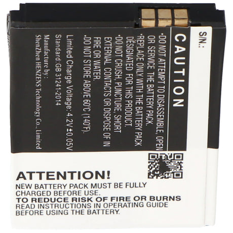 AccuCell AVM Fritz Fon M2 Nachbauakku 700mAh passend für Fritz! Fon M2 Akku FRITZ!FON C4, BAK130506, Fritz!Fon M2 Akku