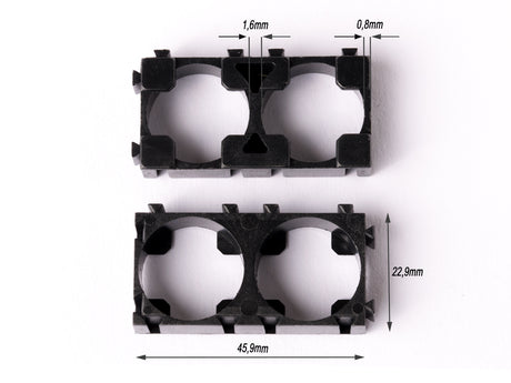 Keeppower Abstandshalter für zwei Zellen 21 mm Durchmesser