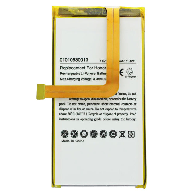 AccuCell Akku passend für Huawei Honor 7, Ascend G628 Akku HB494590EBC mit 3,8 Volt 3000mAh