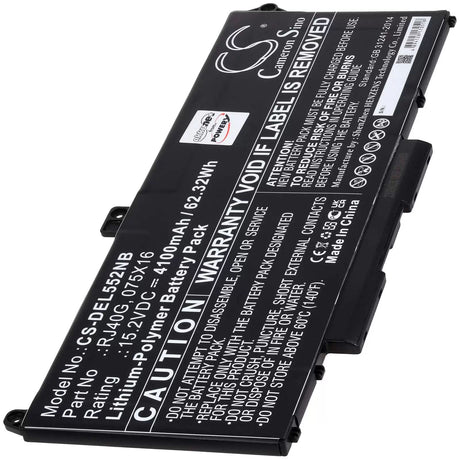 AccuCell Akku passend für Laptop Dell Latitude 15 5520, Precision 15 3560, Typ 075X16, Typ RJ40G - 15,2V - 4100 mAh