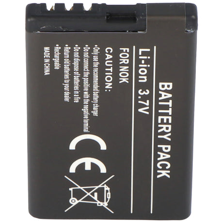 AccuCell Akku passend für Nokia 5220 XpressMusic Akku 6303 classic BL-5CT