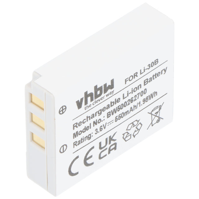 AccuCell Akku passend für Olympus LI-30B, Mju mini Digital